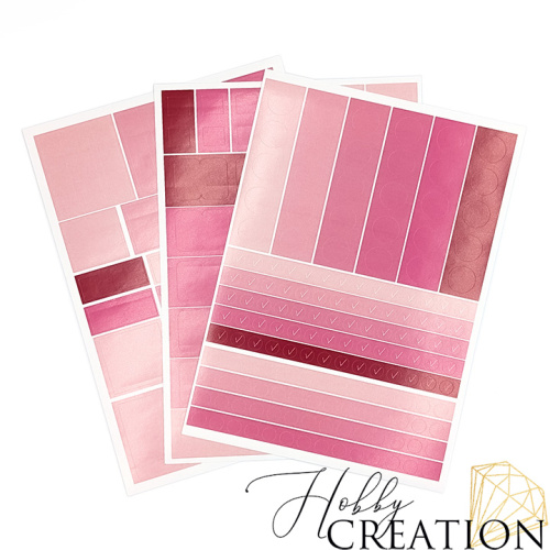 Набор наклеек "Розовый"