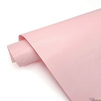 Переплетный кожзам глянцевый, нежно-розовый