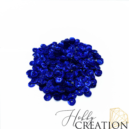 Пайетки / Грани 5 мм., металлизированные синие