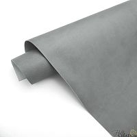 _Переплетный кожзам матовый II, серый