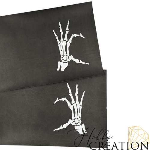 Кожзам с принтом "Сердце / набор парный" 18*28 см. матовый, графит Кожзам с принтом "Сердце / набор парный" 18*28 см. матовый, графит