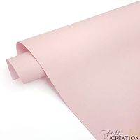 _Переплетный кожзам матовый, зефирно-розовый