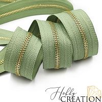 Молния металлическая №5, прованские травы