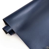 Переплетный кожзам полуглянцевый Гая, темно-синий