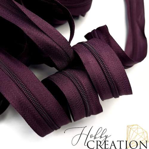 Молния акриловая №3, сливовая Молния акриловая №3, сливовая