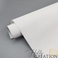 Переплетный кожзам тиснение Пони, белый