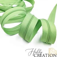 Молния акриловая №3, зеленое яблоко