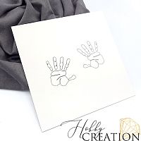 Заготовка для тиснения "Ладошки с основой"