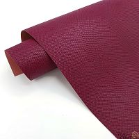 _Переплетный кожзам тиснение питон, винный