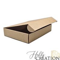 Коробка картонная 16*12*3 см. / крафт