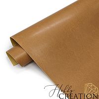 Переплетный кожзам глянцевый, карамельный