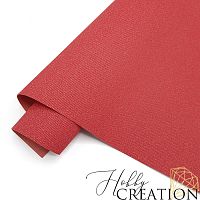 Переплетный кожзам тиснение Вельвет, красный