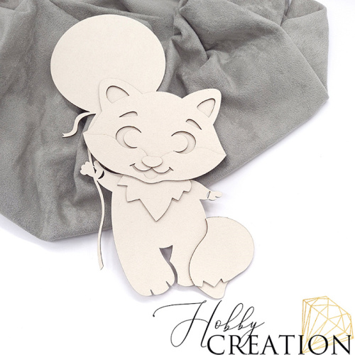 Заготовка для тиснения "Лисичка с шариком", mini