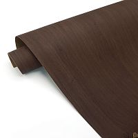 Переплетный кожзам фактура дерева, темный орех