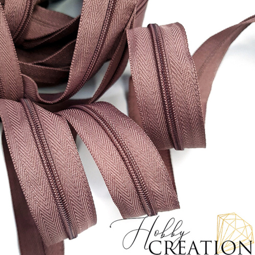 Молния акриловая №3, какао