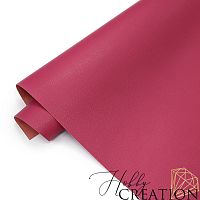 Переплетный кожзам тиснение под кожу, малиновый