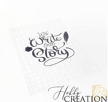 Разделитель для ежедневника из ПЭТ пластика "Let's write ow story"