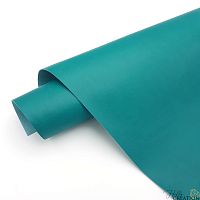 Переплетный кожзам матовый II, морская волна