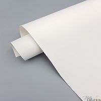 Переплетный кожзам матовый, белый