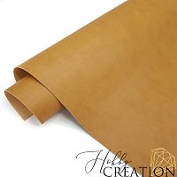 Переплетный кожзам матовый II, охра