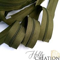 Молния акриловая №3, хакки