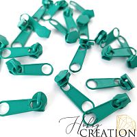 Бегунок для акриловой молнии, морская волна