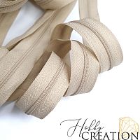 Молния акриловая №3, латте