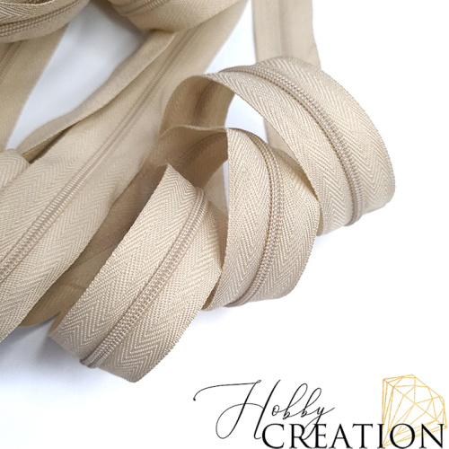 Молния акриловая №3, латте