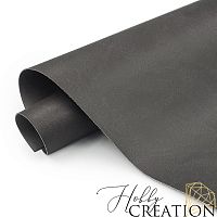 Переплетный кожзам матовый, черный