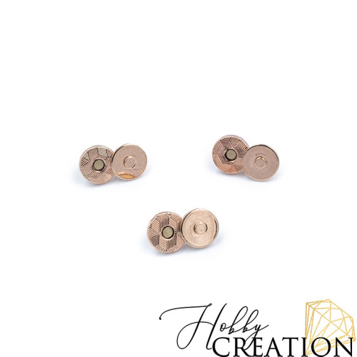 Магнитная застежка "Узор" 10 мм.