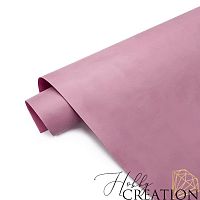 Переплетный кожзам матовый, пепельно-розовый