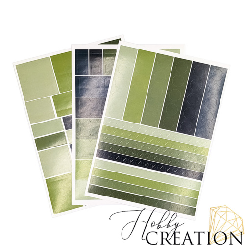 Набор наклеек "Зелёный"