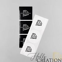 Набор наклеек "Твой личный БРЕНД / ВАШ ДИЗАЙН / 5*5 см. (30 шт.)