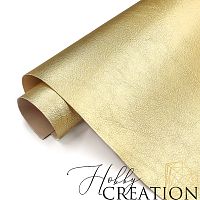 Переплетный кожзам тиснение жатая кожа, золото