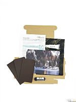 Заготовка для создания обложки на паспорт "Зимняя тишина"