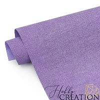 Переплетный кожзам тиснение Твид, сиреневый