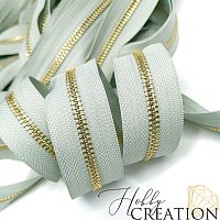 Молния металлическая №5, пустынный шалфей