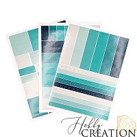 Набор наклеек "Бирюзовый"