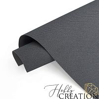 Переплетный кожзам тиснение Дэним, графит