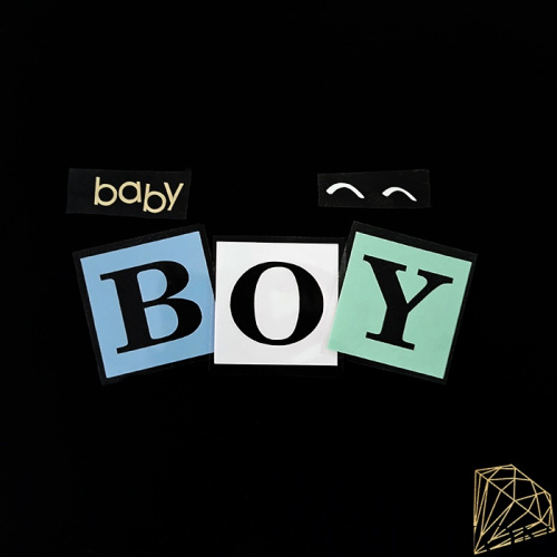 Набор термотрансферных надписей к заготовке "Спящий медвежонок", maxi