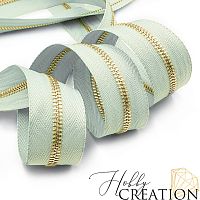 Молния металлическая №3, пустынный шалфей 