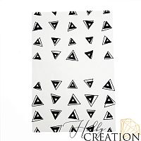 Разделитель для ежедневника "Объёмные треугольники" / формат А5, калька матовая