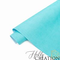 Переплетный кожзам тиснение жатая кожа, бирюзовый