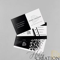 Визитка односторонняя / ВАШ ДИЗАЙН (100 шт.)