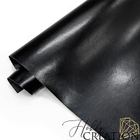 Переплетный кожзам полуглянцевый Каньен, черный
