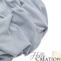 Двусторонняя замша / пепельно-голубая