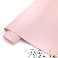 Переплетный кожзам матовый однотонный, светло-розовый