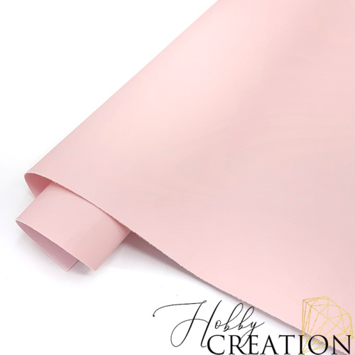 Переплетный кожзам матовый однотонный, светло-розовый Переплетный кожзам матовый однотонный, светло-розовый