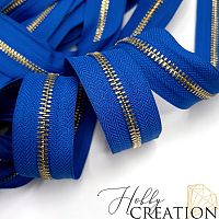 Молния металлическая №5, сапфир