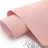 Переплетный кожзам тиснение Зефир, светло-розовый